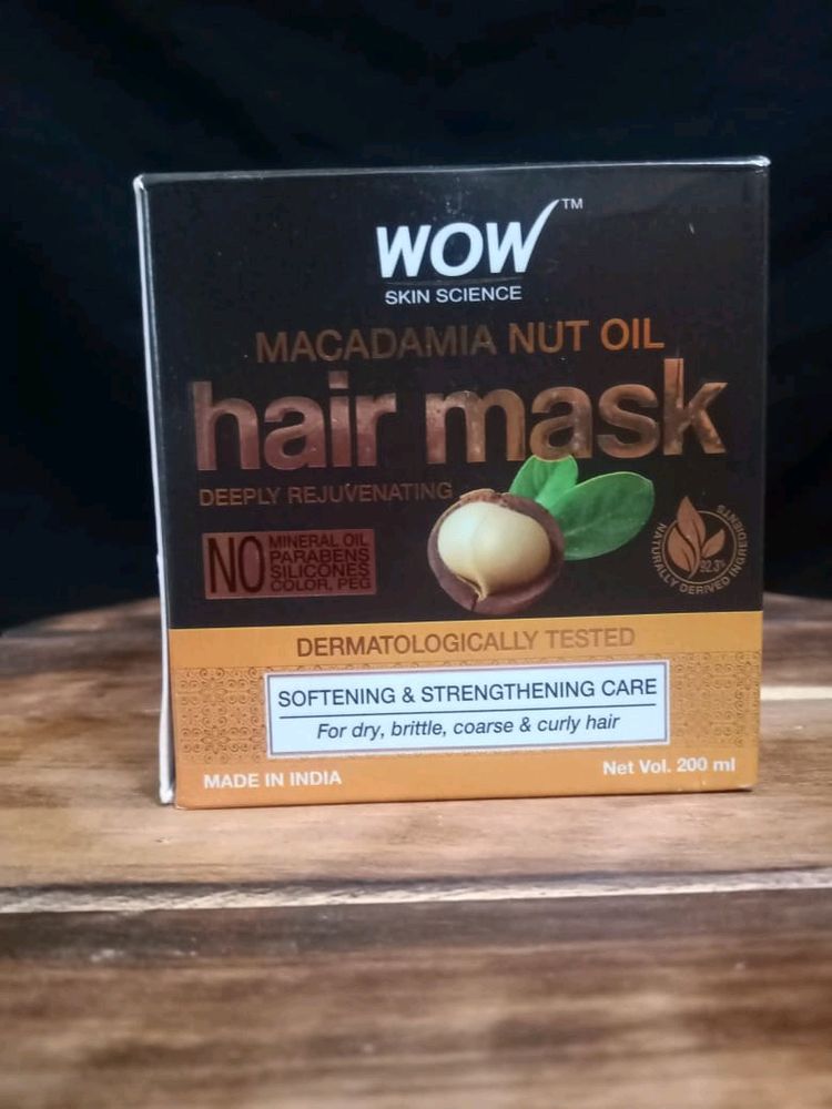 Wow Macadamia Nut Oil Hair Mask