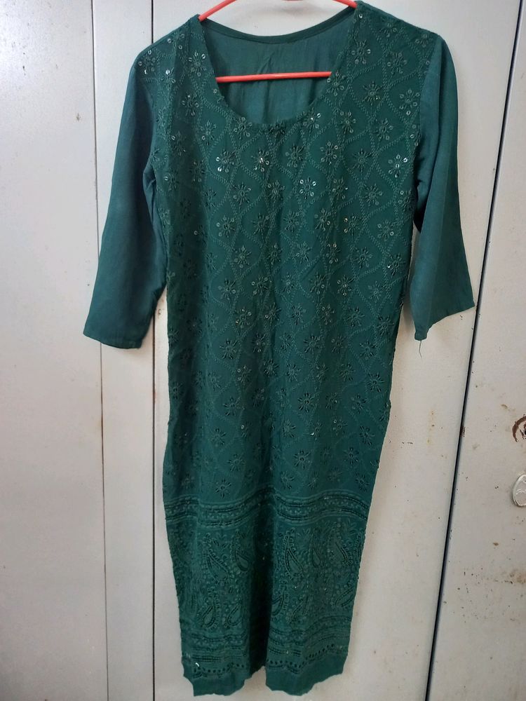 Dark Green Kurti