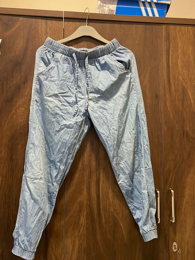 Denim Blue Joggers