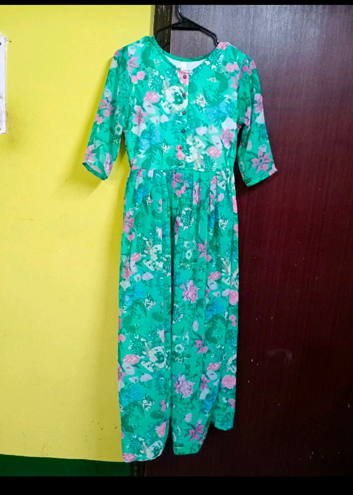 Front Slit Long Kurti