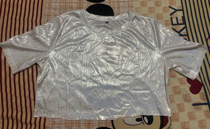 WHITE FLOURESCENT TOP FOR WOMEN