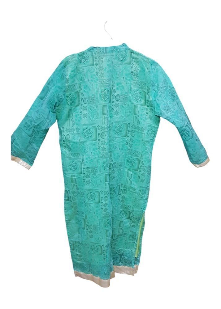 Green Kurta 34 Size