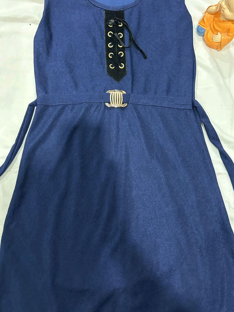 Navy Blue Party Wear Dress📍