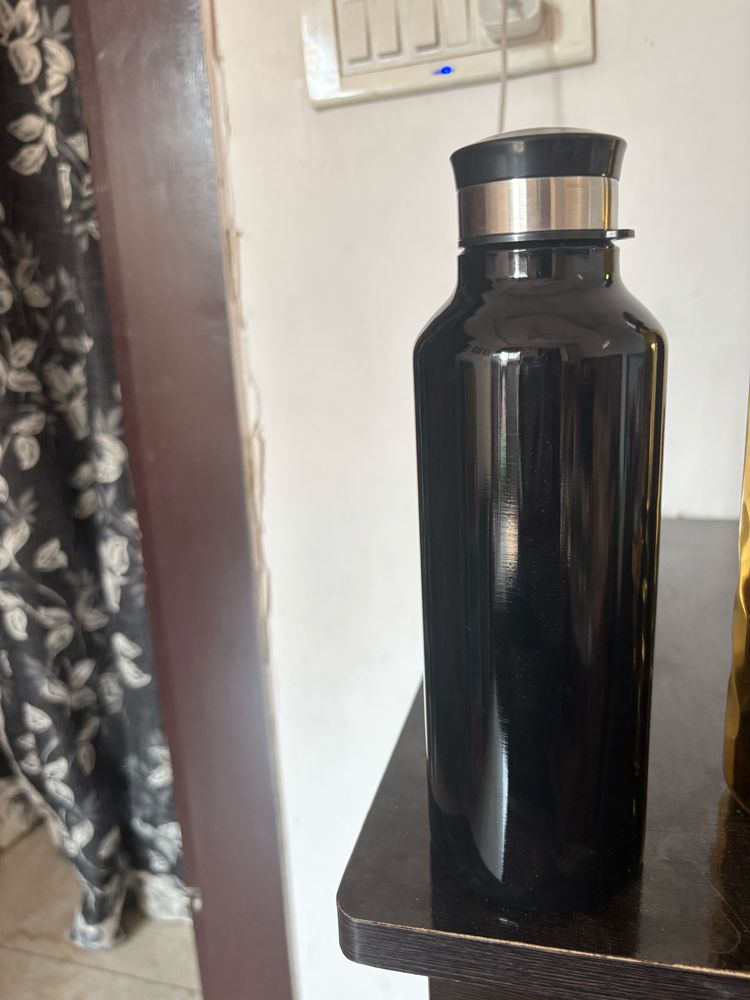 Black Coating Water Steel Bottle