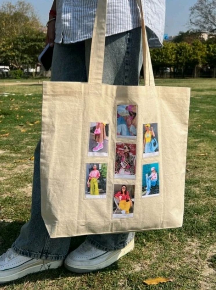 Polaroids Tote Bag