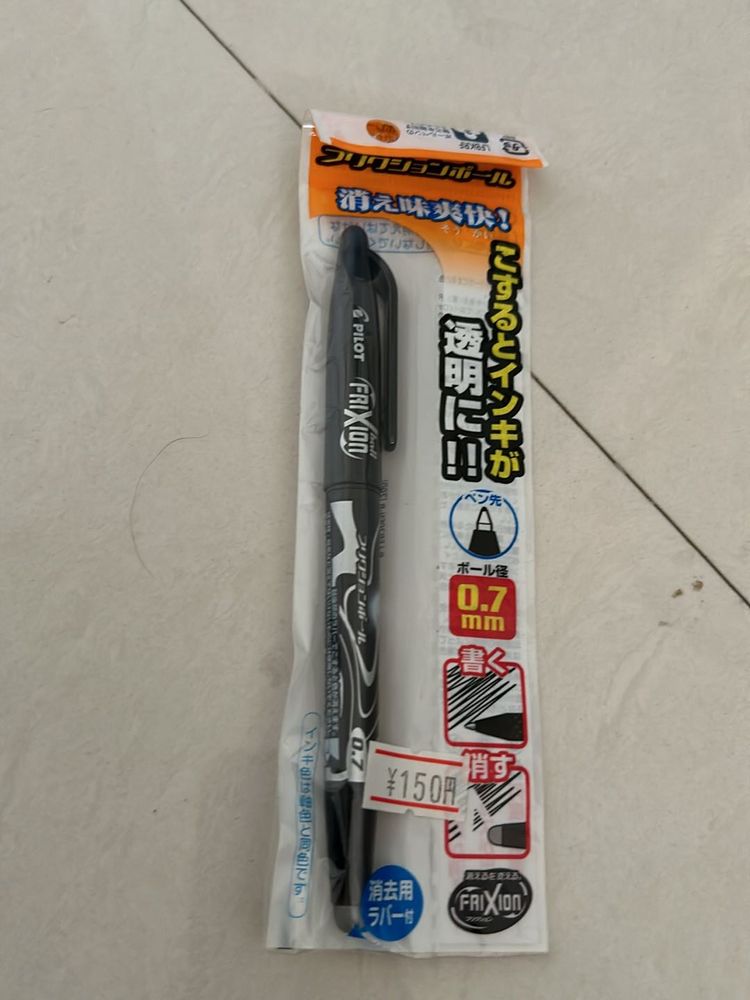 Erasable pen from Japan 🇯🇵