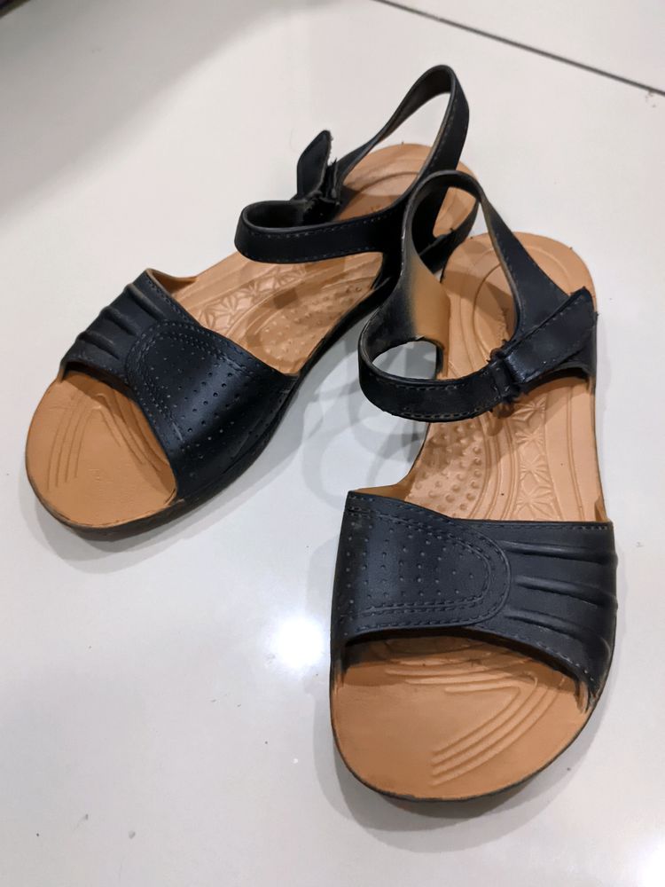 Black Bata Sandals