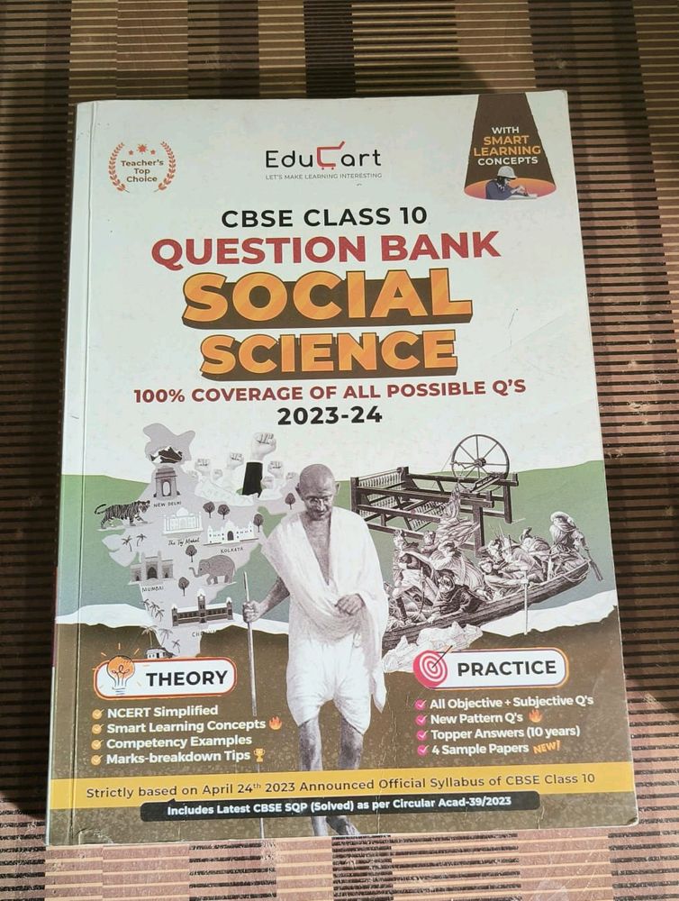 Educart Social Science Question Bank Class 10th