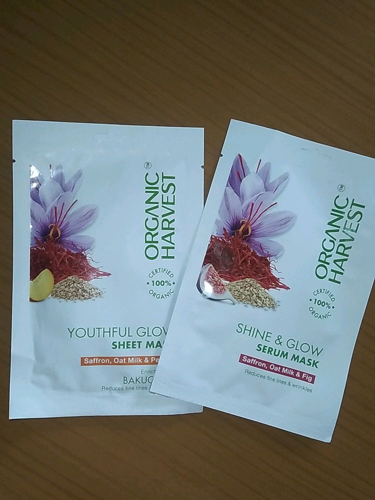 Organic Harvest Sheet Mask- PACK OF 2