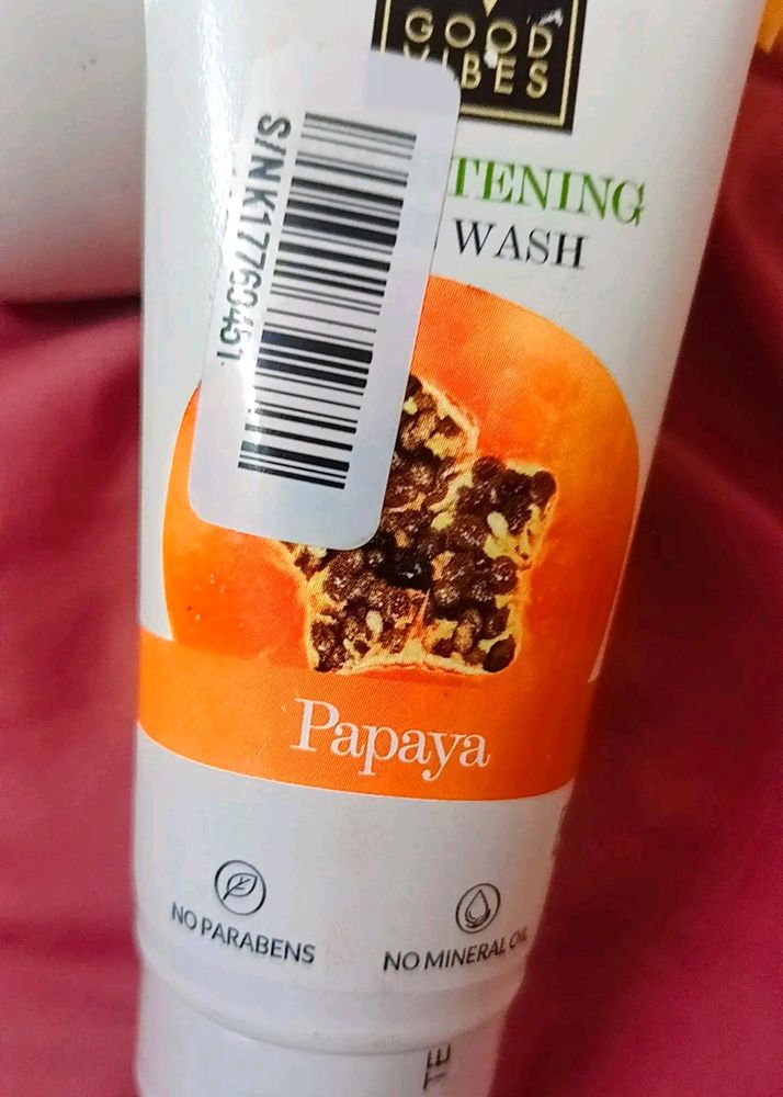 GOOD VIBES PAPAYA FACE WASH