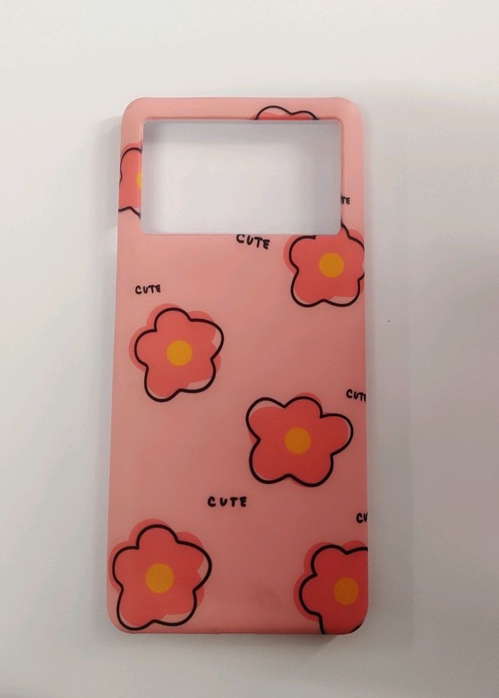 A Pink Floral Colour Phone Case