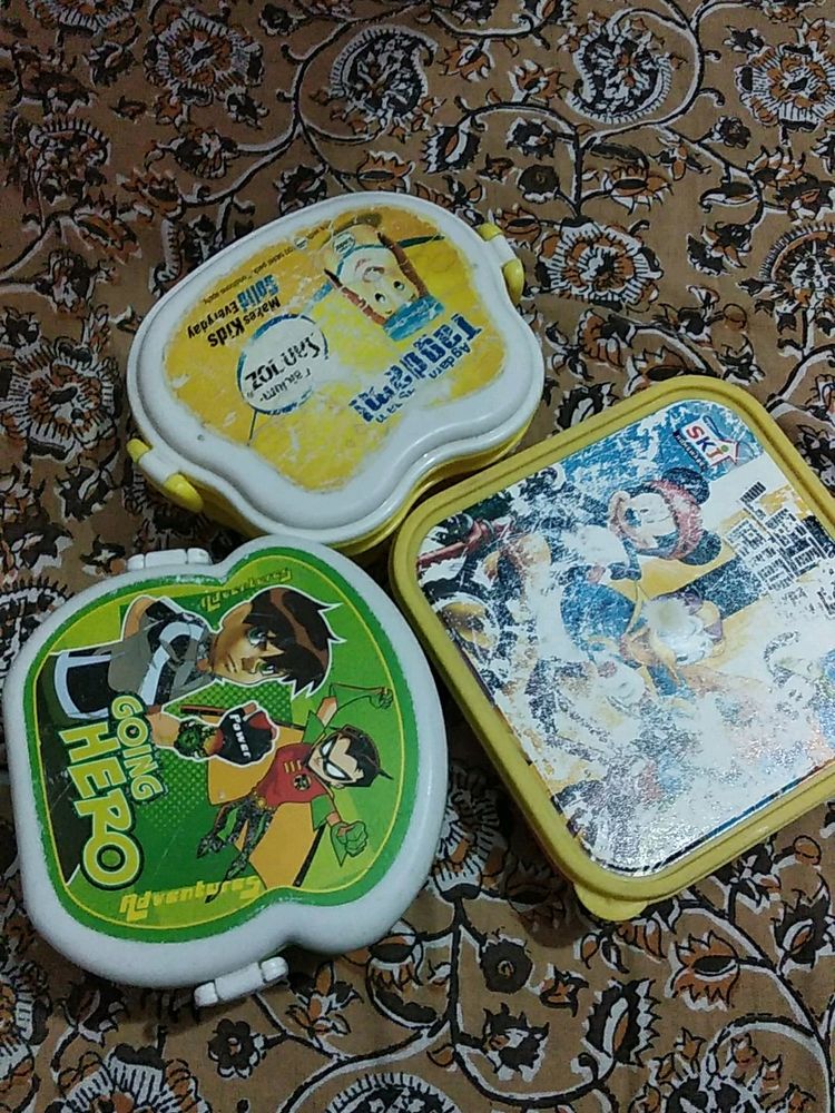 Combo Of Three Kids Lunch Box