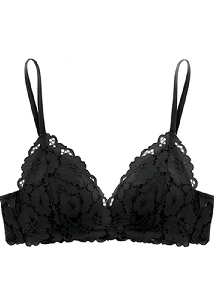 Miss Curiosity Exported Black Lace Bra