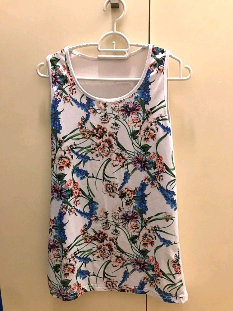 Sleeveless Floral Cool Top For Women!!!