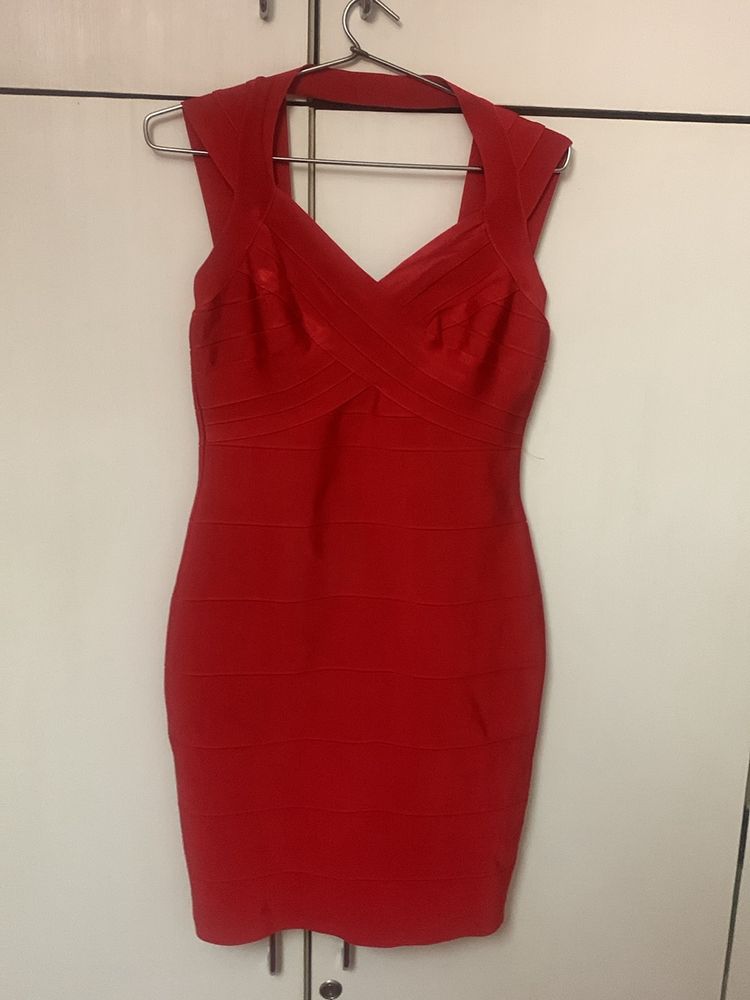 Red Bodycon Party Dress