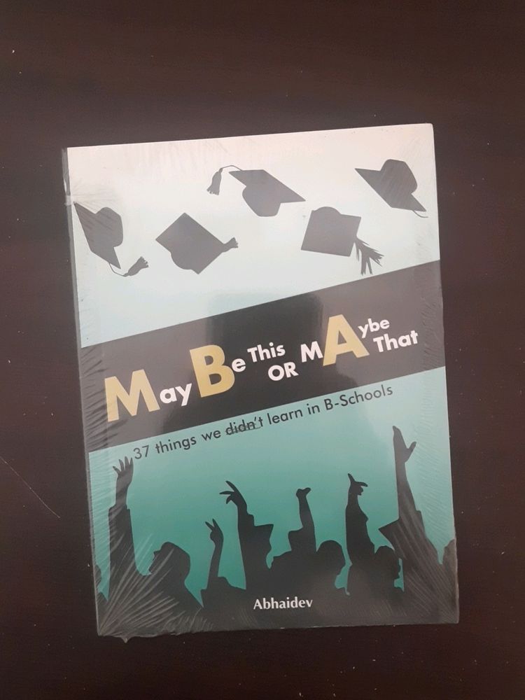 New Book - Maybe This Or That