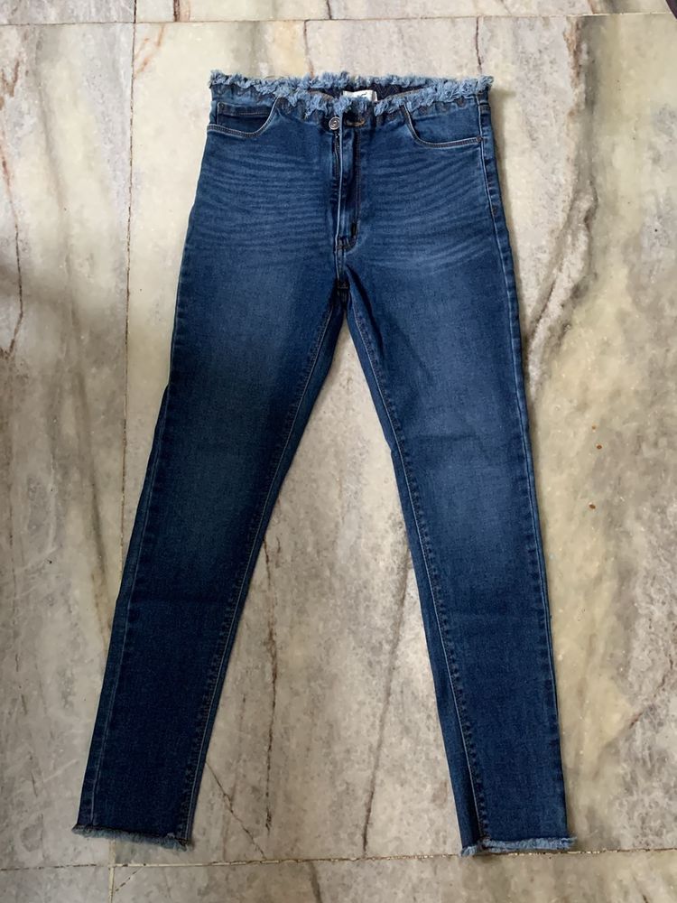 Blue skinny fit jeans