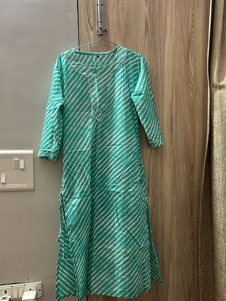 Lehariya jaipur print Kurta