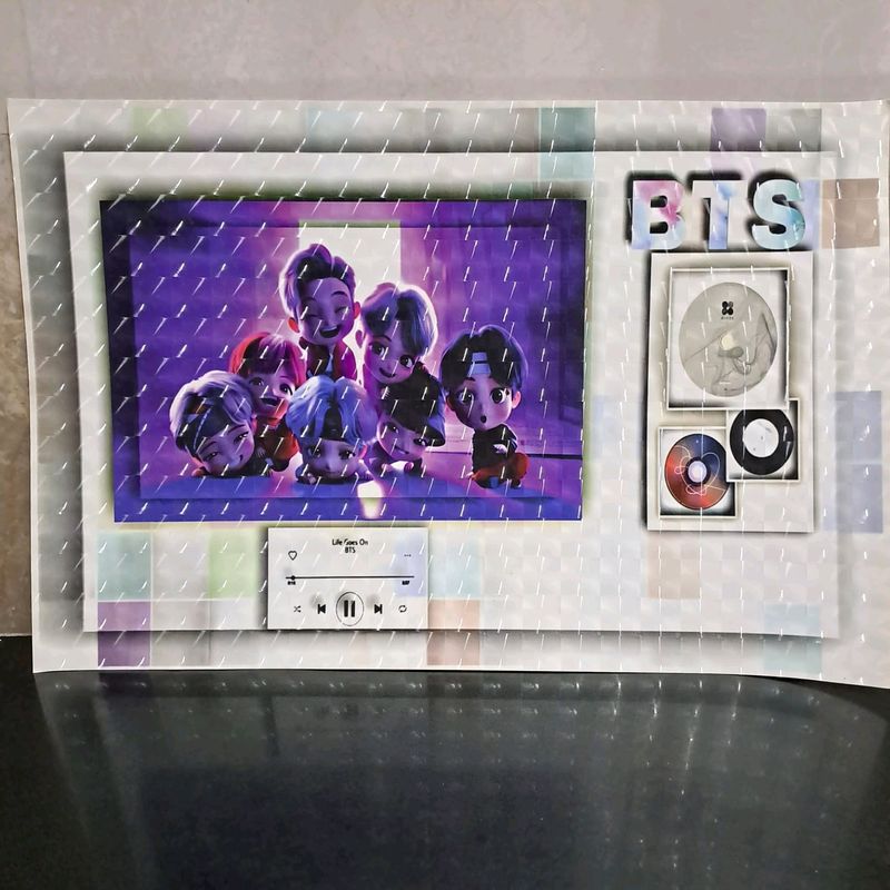 BTS BT21 New Design 3D +HD Quality Wall Poster