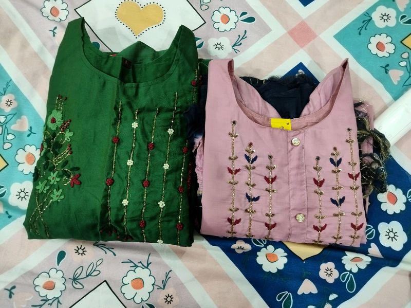 Combo Of 2pc Kurti Sets