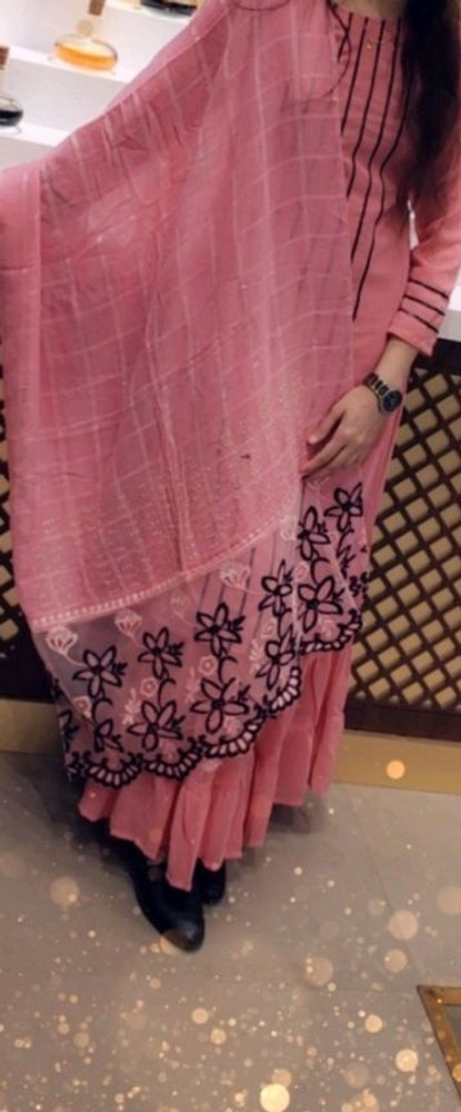 Kurta with Gharara Without Dupatta