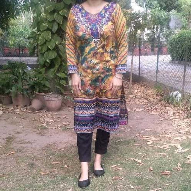 Warm Printed Kurta