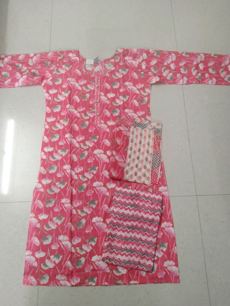 Cotton Kurti Set