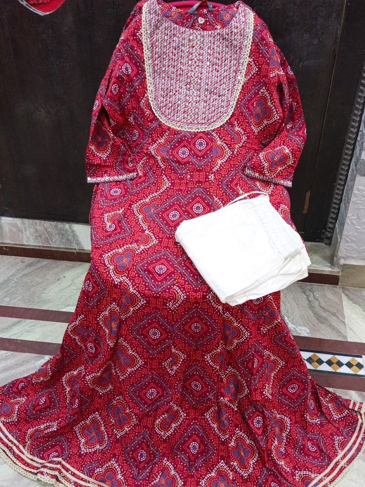 Jaipuri Anarkali Frock