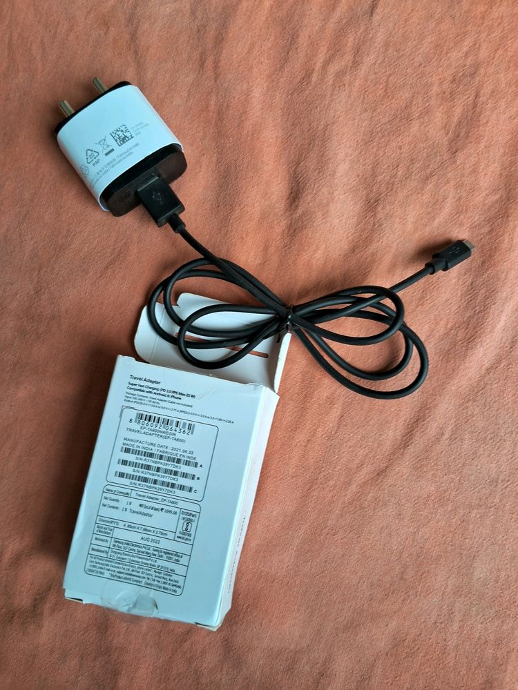 Original Charger With B Type Cable