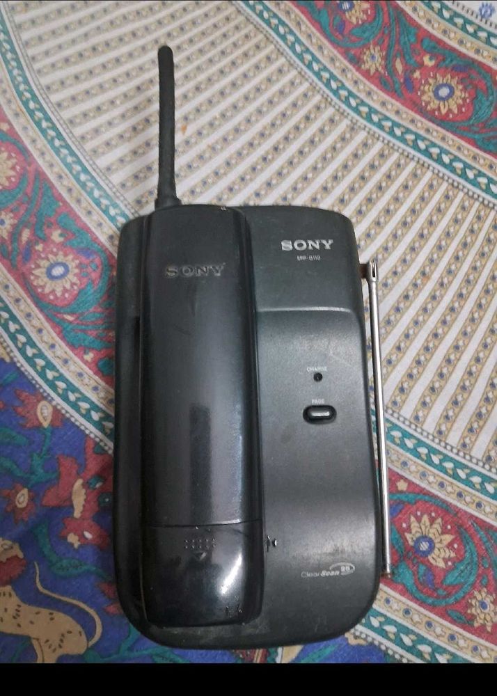 Sony SPP-Q110 Antique Cordless Landline Phone