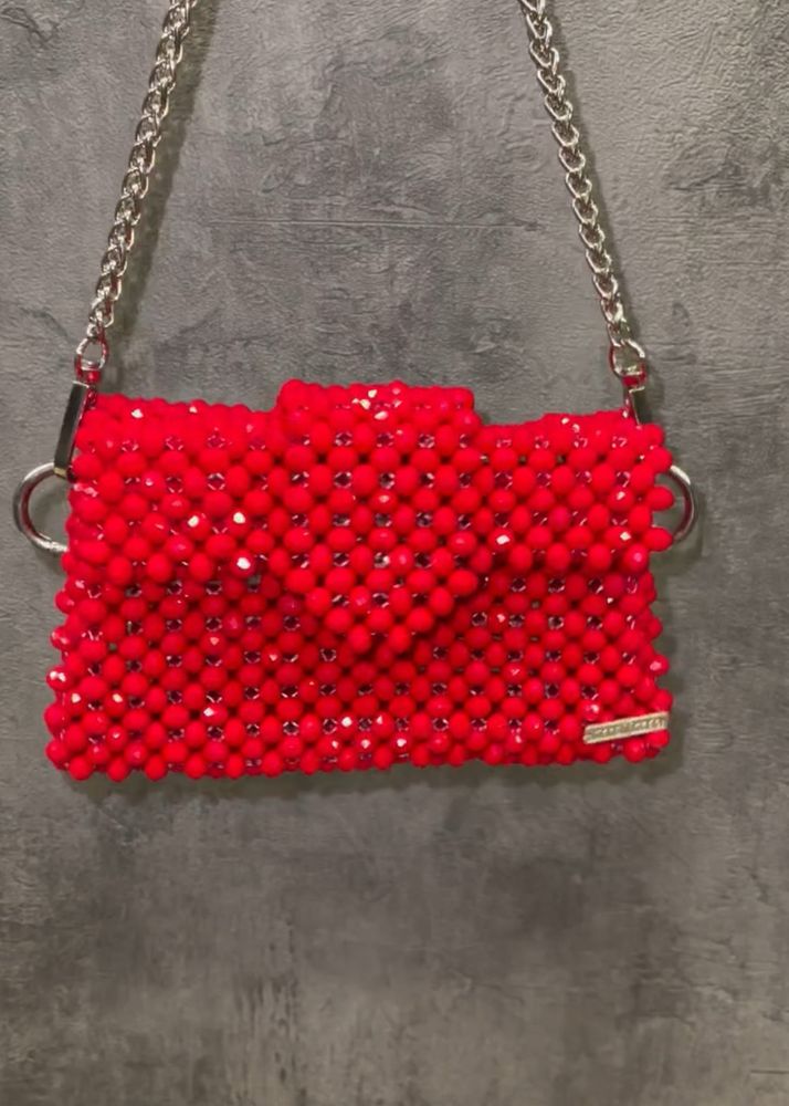 Red Beads Bag