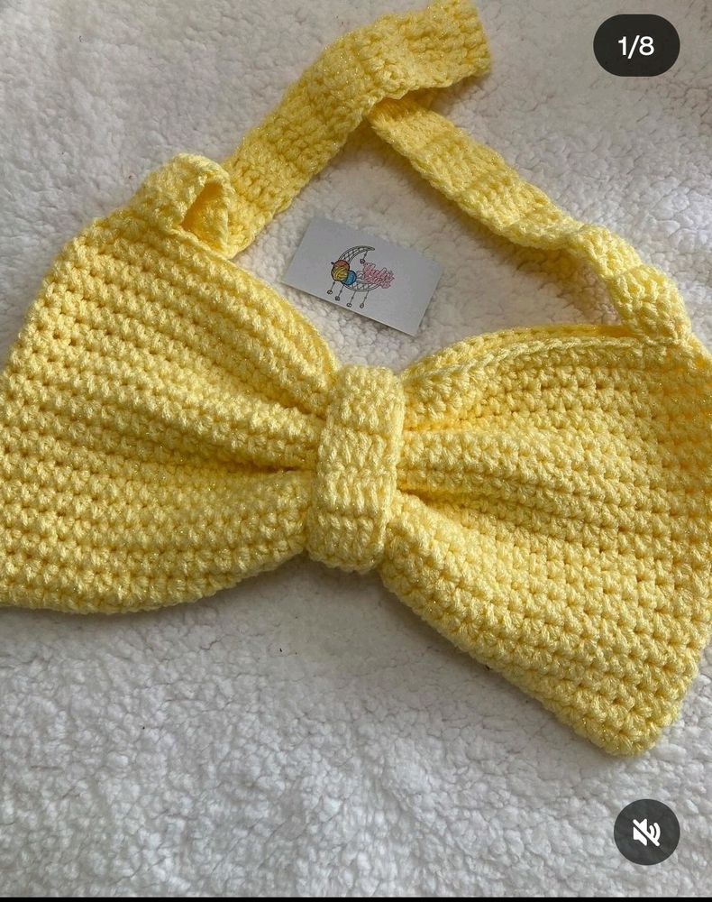 Crochet Bow Bag For Her