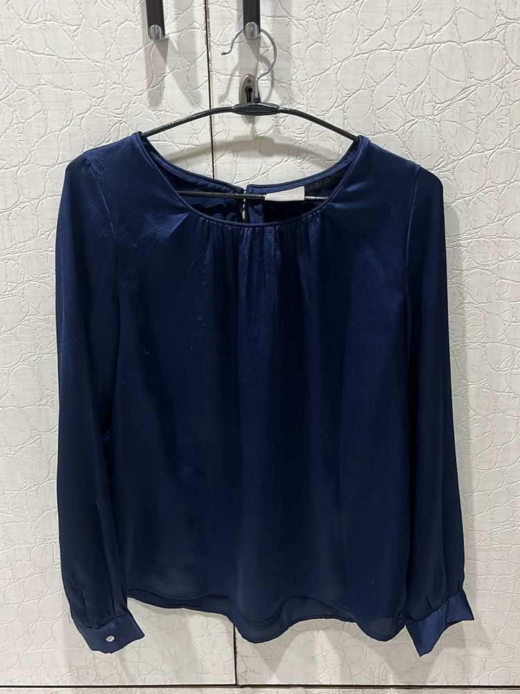 Navy Blue Top With Great Shine