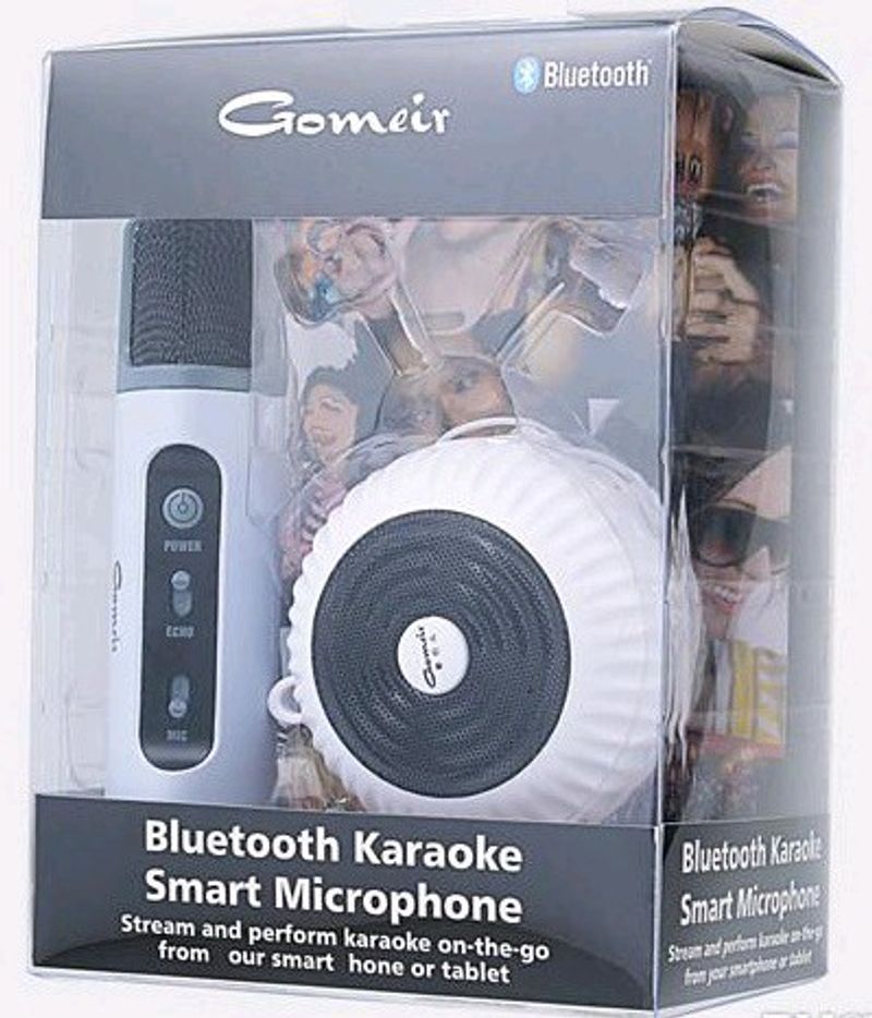 New gomier Bluetooth microphone with speaker