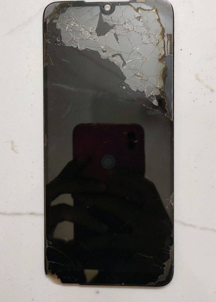 Mobile Phone Damaged Display