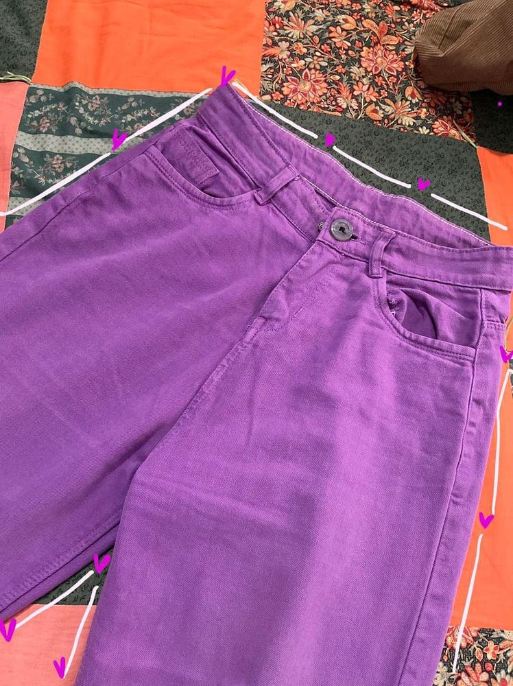 Purple 💜jeans For Her🟣