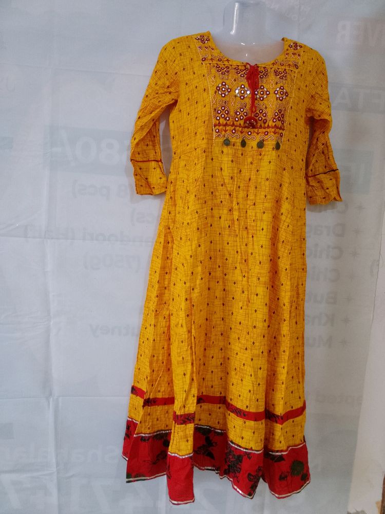 Malti Colour Anarkali Kurti