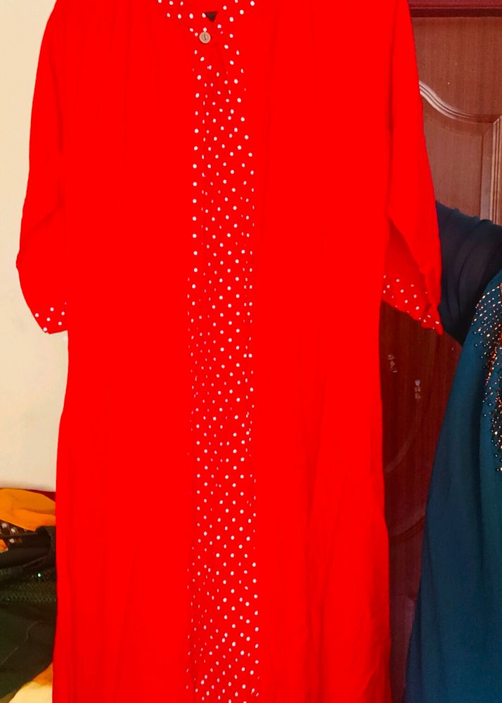 #rayon #overcoat #kurti #aline #attached #coat #br