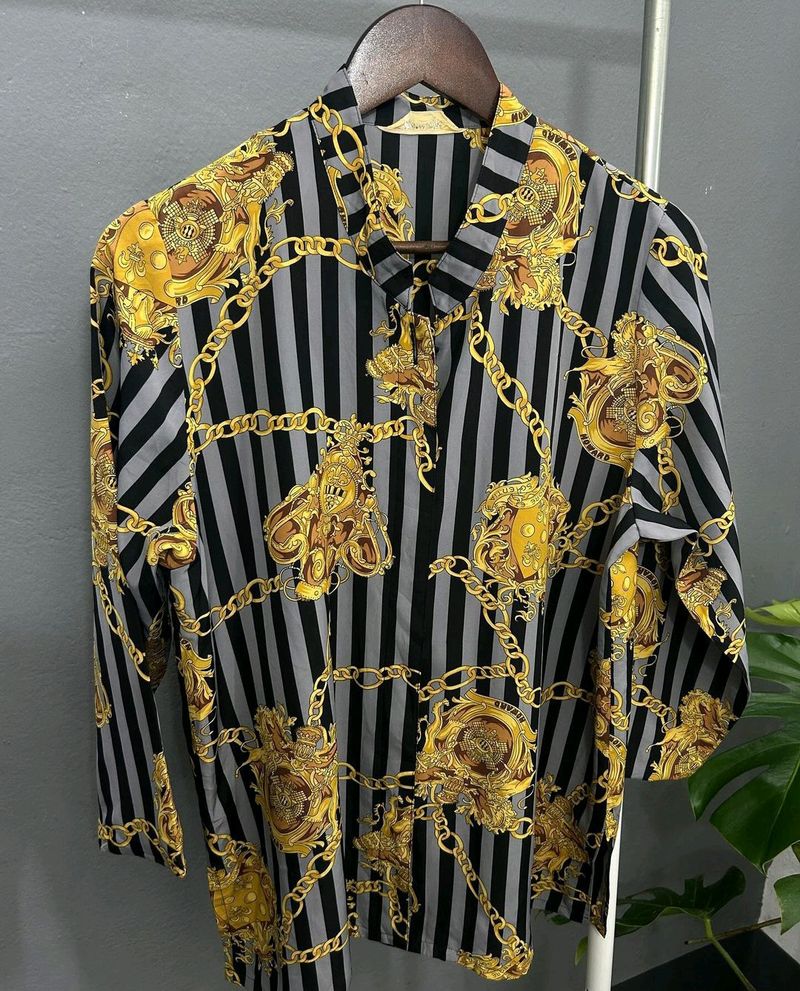 Baroque printed shirtSize S-M