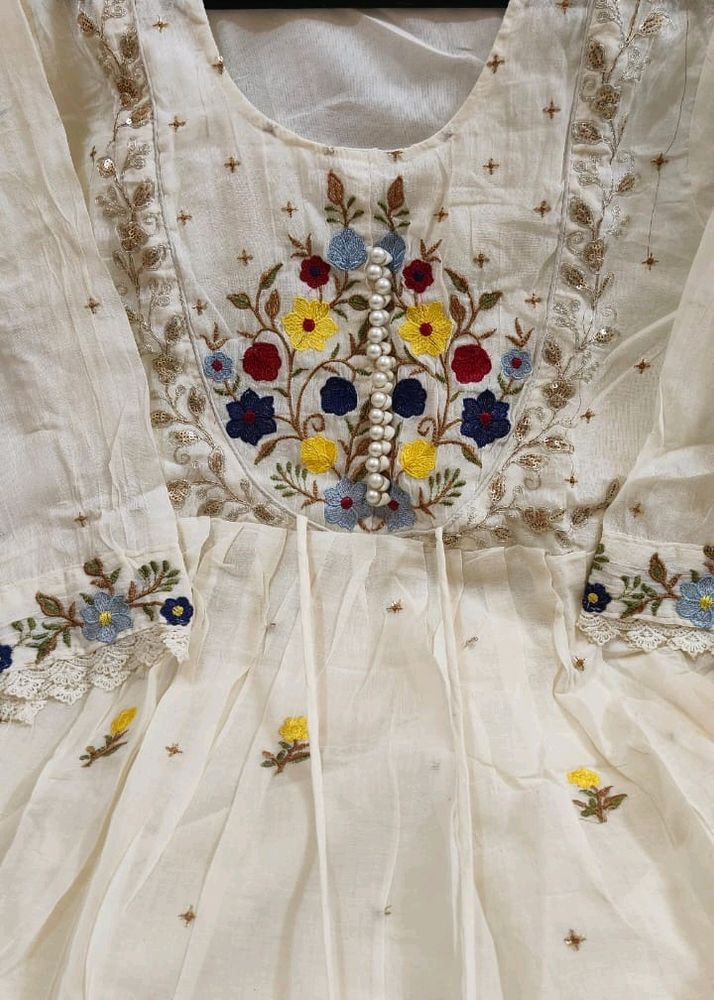 Embroidery Gown