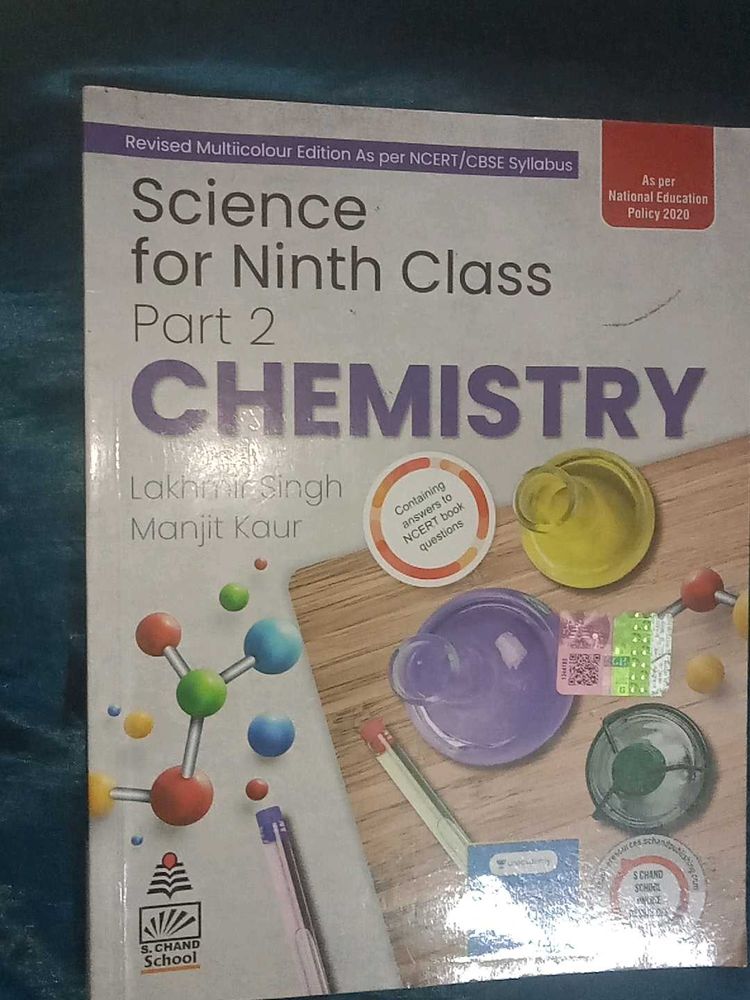 CHEMISTRY Science for Ninth Class (Part-2)S.Chand