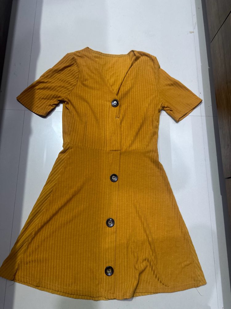 Yellow Mustard Dress