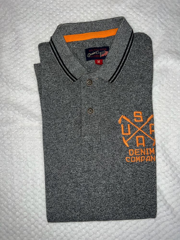 Men US Polo Assn. Grey Tshirt