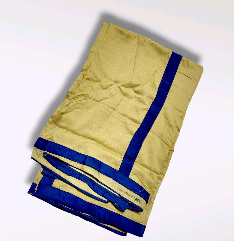 Brand New Khaki Saree - Silk