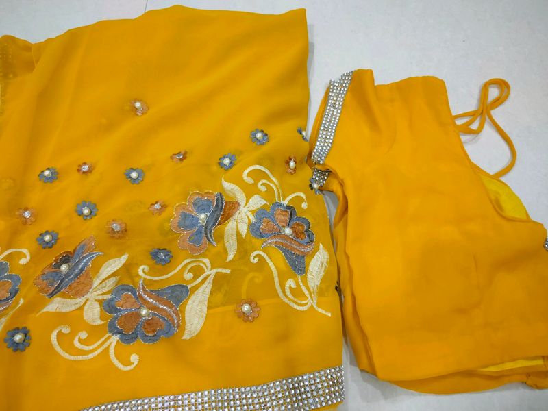 Embroidery Saree