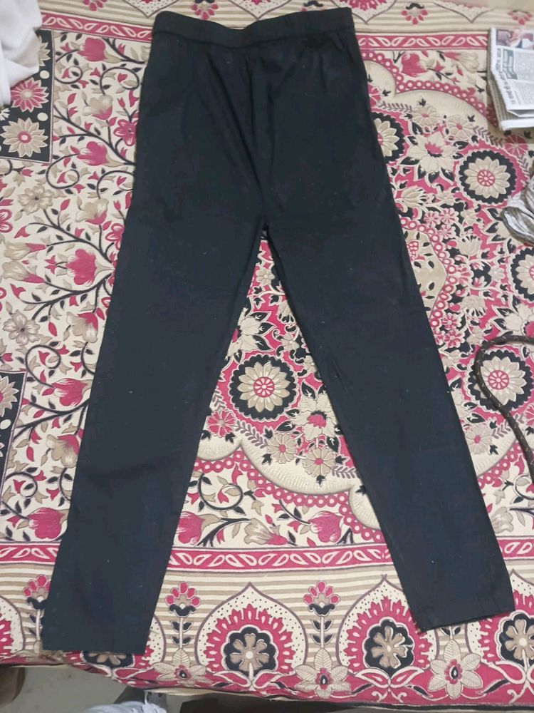 Black Trouser Style Leggings