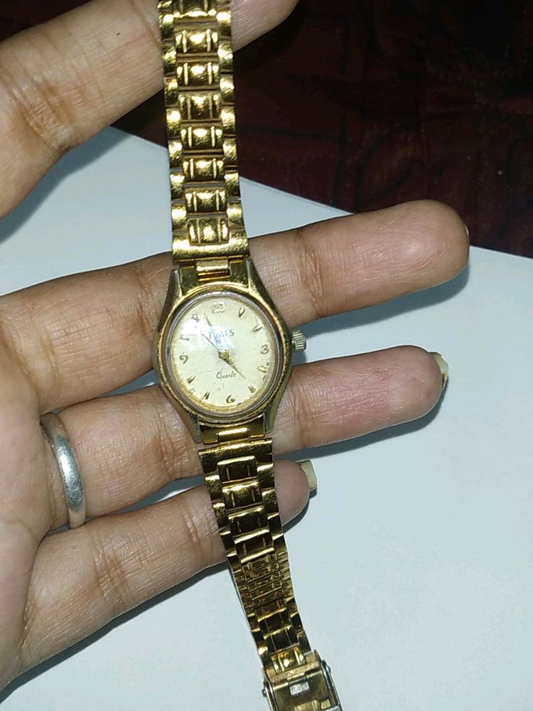 Used Golden Watch