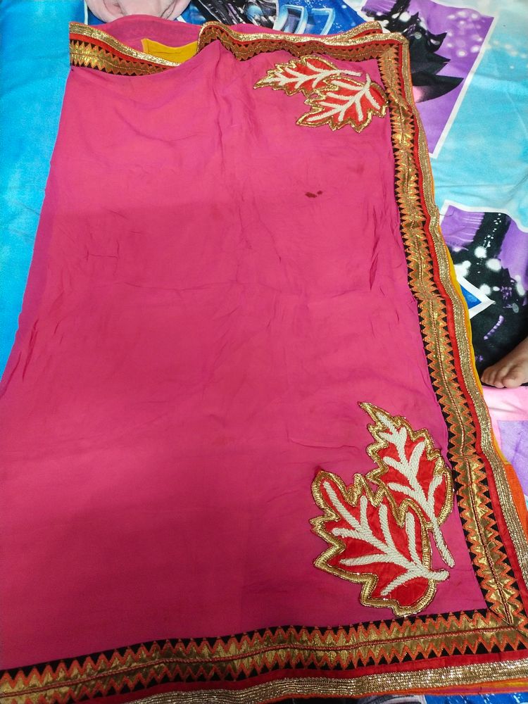 2 Colour Saree Heavy