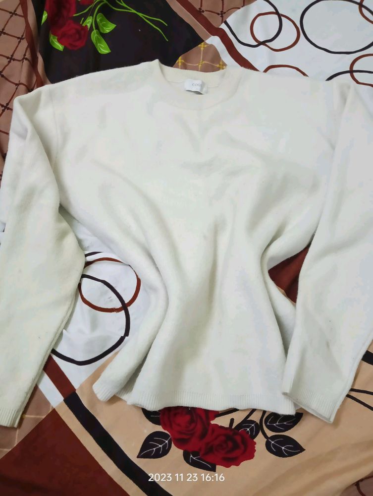 Off White Thick Sweater