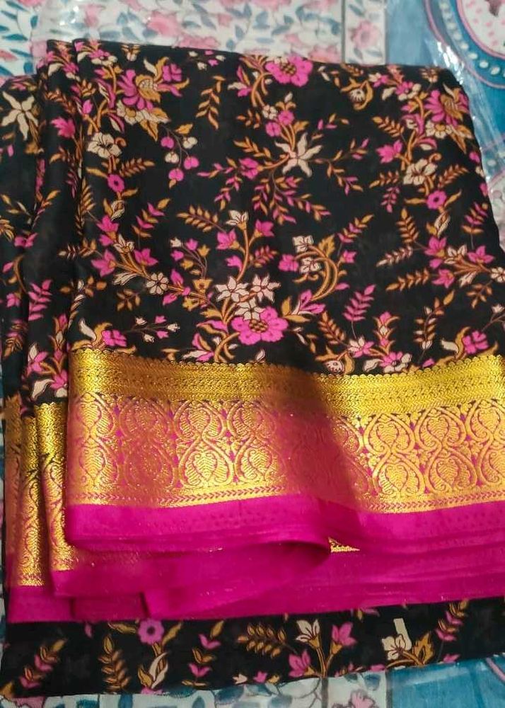 Pure Mysore Silk Saree